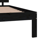 Bed Frame Without Mattress Solid Wood Pine 140X200Cm