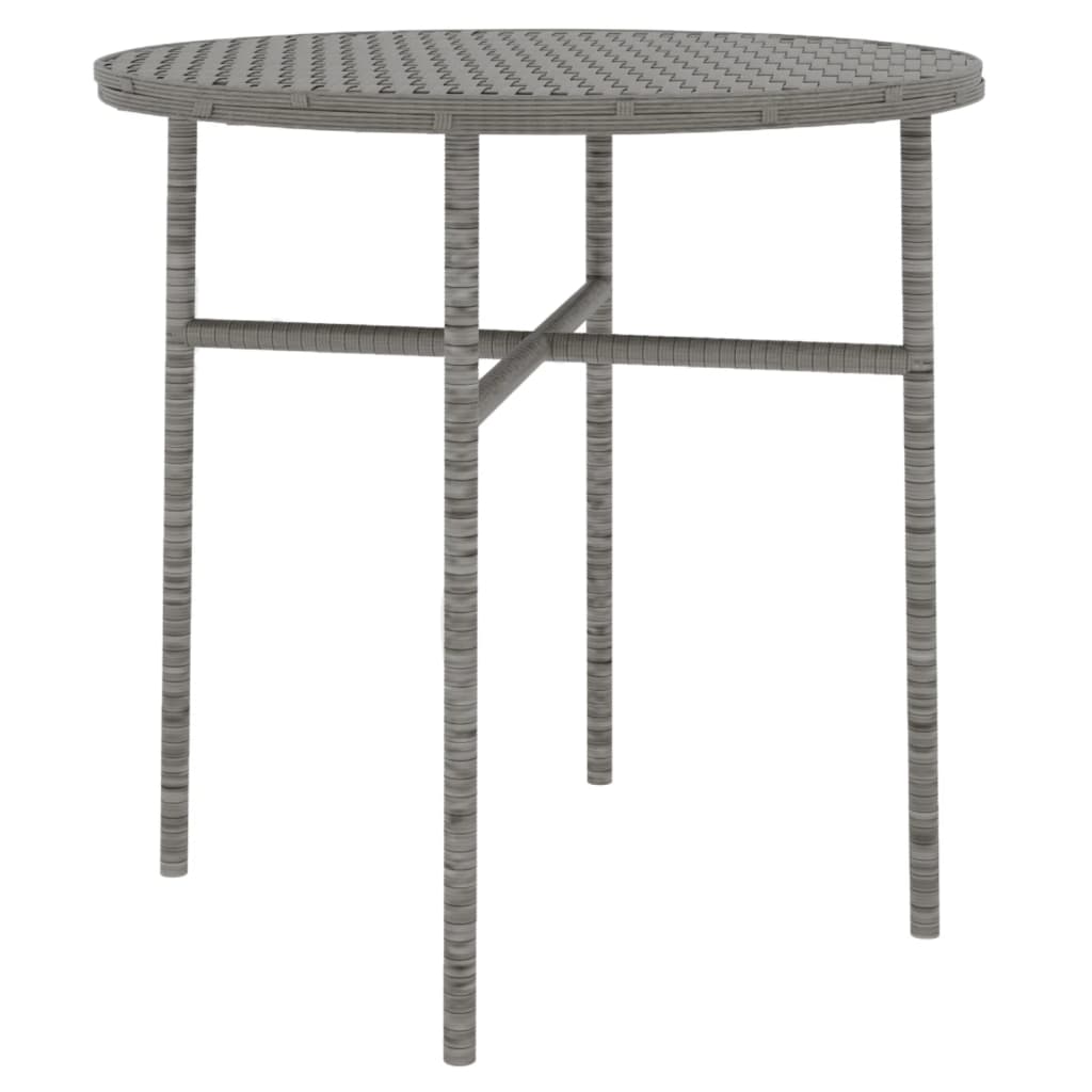 3 Piece Garden Dining Set Poly Rattan