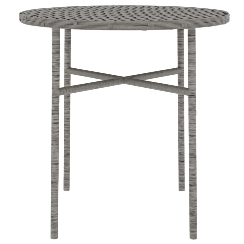 3 Piece Garden Dining Set Poly Rattan