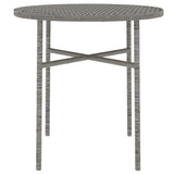 3 Piece Garden Dining Set Poly Rattan