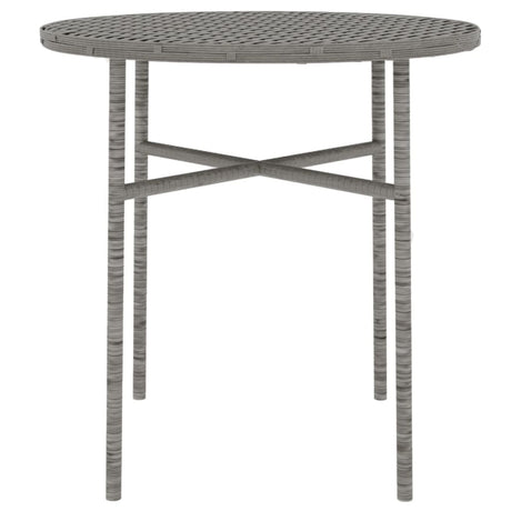 3 Piece Garden Dining Set Poly Rattan