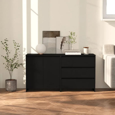 2 Piece Sideboard Engineered Wood