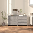 2 Piece Sideboard Engineered Wood