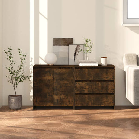 2 Piece Sideboard Engineered Wood