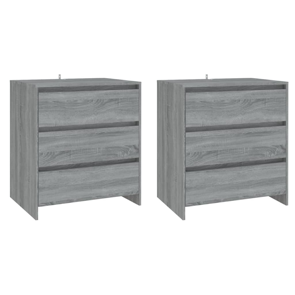 3 Piece Sideboard Engineered Wood