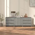 3 Piece Sideboard Engineered Wood
