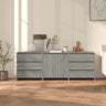 3 Piece Sideboard Engineered Wood