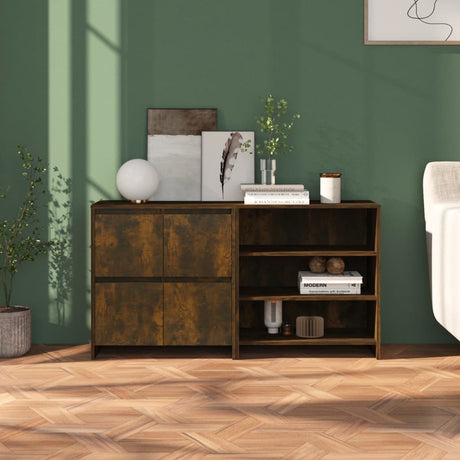 2 Piece Sideboard Engineered Wood