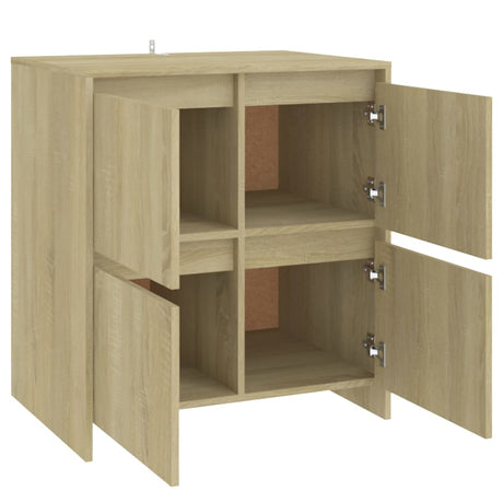 Sideboards 2 Pcs 70X41X75 Cm Engineered Wood