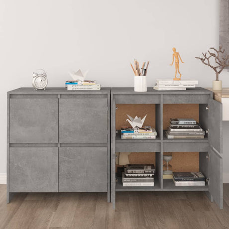 Sideboards 2 Pcs 70X41X75 Cm Engineered Wood