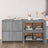 Sideboards 2 Pcs 70X41X75 Cm Engineered Wood
