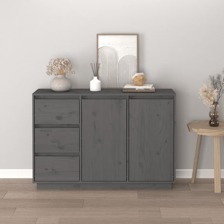 Sideboard 111X34X75 Cm Solid Wood Pine
