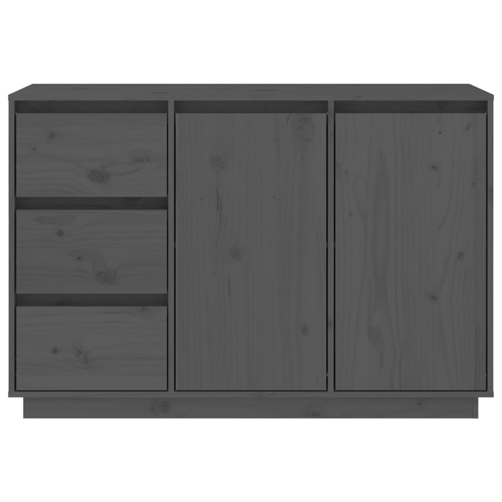 Sideboard 111X34X75 Cm Solid Wood Pine