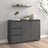 Sideboard 111X34X75 Cm Solid Wood Pine