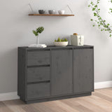 Sideboard 111X34X75 Cm Solid Wood Pine