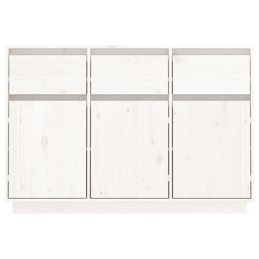 Sideboard 110X34X75 Cm Solid Wood Pine