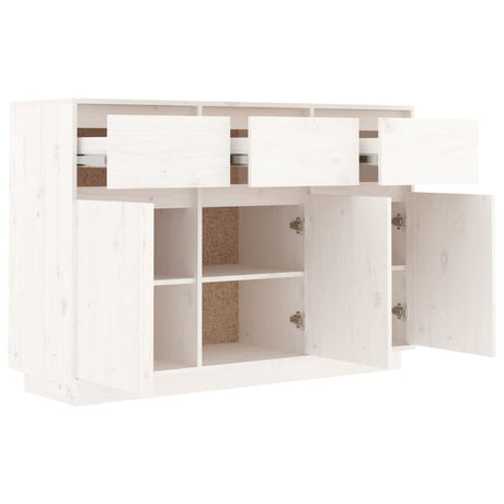Sideboard 110X34X75 Cm Solid Wood Pine