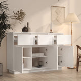 Sideboard 110X34X75 Cm Solid Wood Pine