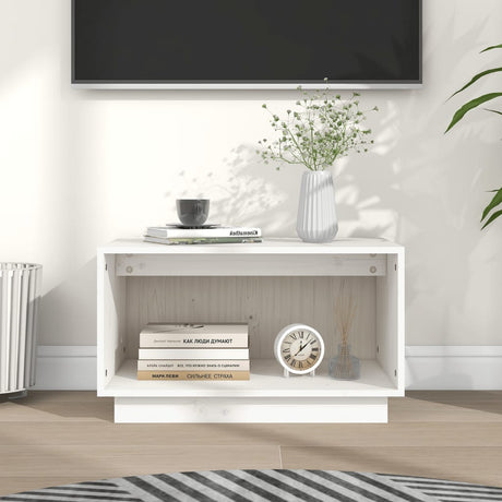 Tv Cabinet 60X35X35 Cm Solid Wood Pine