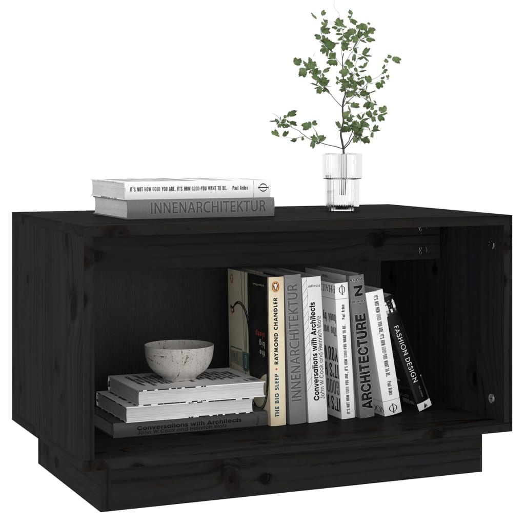 Tv Cabinet 60X35X35 Cm Solid Wood Pine