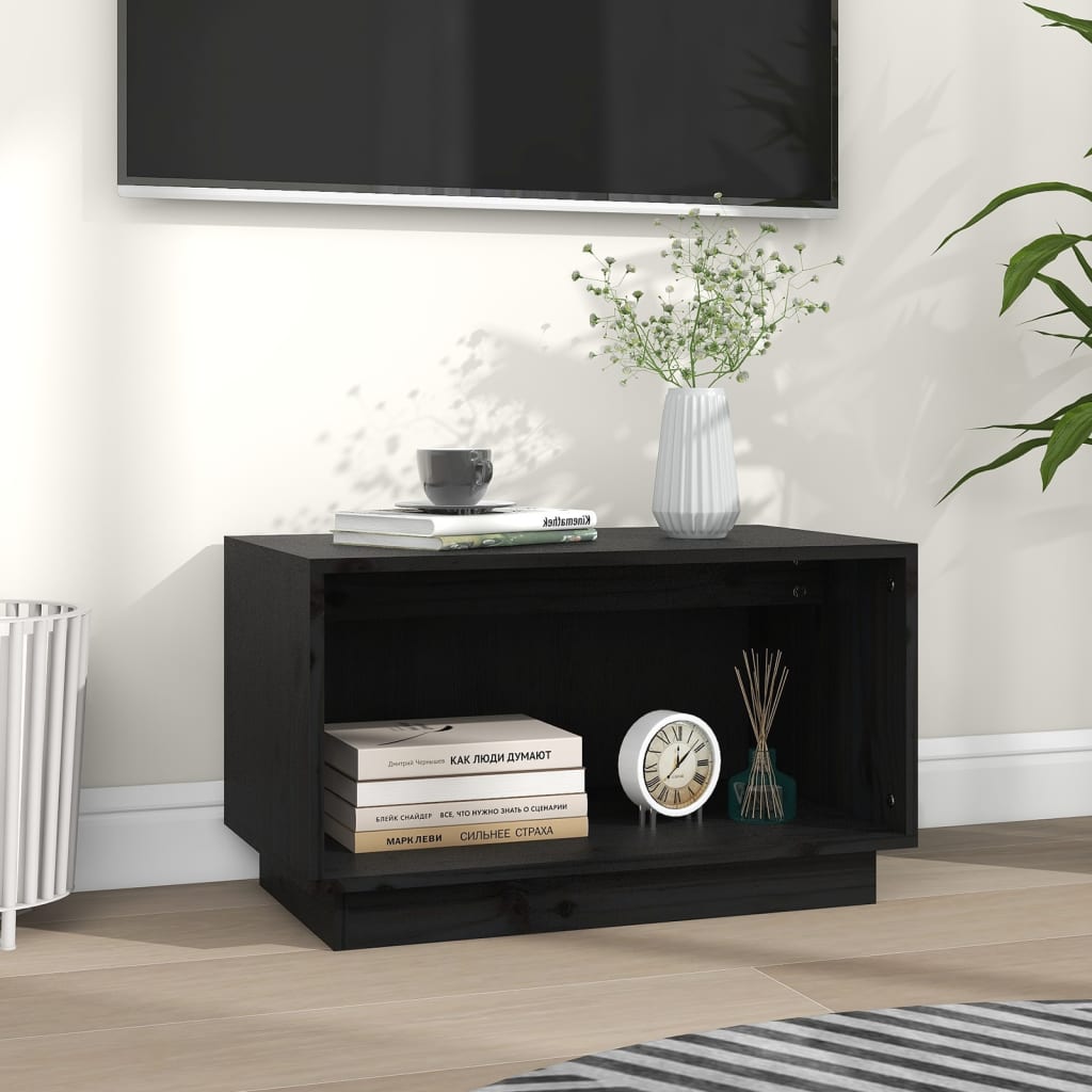 Tv Cabinet 60X35X35 Cm Solid Wood Pine