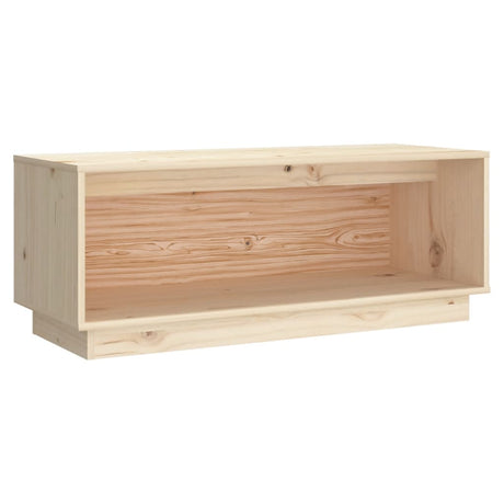 Tv Cabinet 90X35X35 Cm Solid Wood Pine