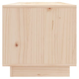 Tv Cabinet 90X35X35 Cm Solid Wood Pine