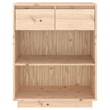 Console Cabinet 60X34X75 Cm Solid Wood Pine