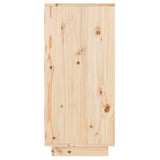 Console Cabinet 60X34X75 Cm Solid Wood Pine