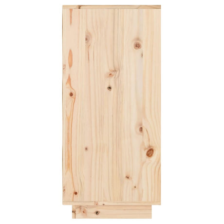 Console Cabinet 60X34X75 Cm Solid Wood Pine