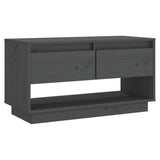 Tv Cabinet 74X34X40 Cm Solid Wood Pine
