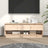 Tv Cabinet 110.5X34X40 Cm Solid Wood Pine