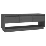 Tv Cabinet 110.5X34X40 Cm Solid Wood Pine