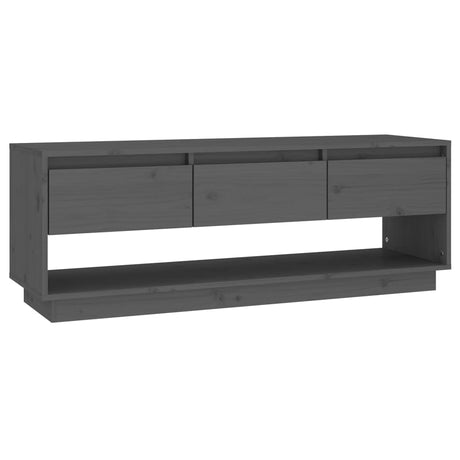 Tv Cabinet 110.5X34X40 Cm Solid Wood Pine