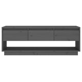 Tv Cabinet 110.5X34X40 Cm Solid Wood Pine