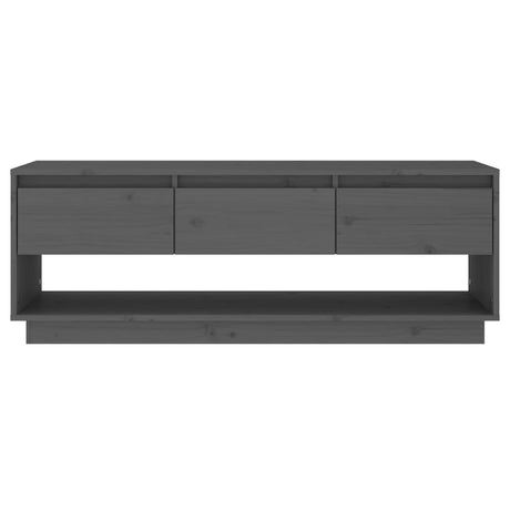 Tv Cabinet 110.5X34X40 Cm Solid Wood Pine