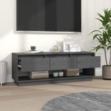Tv Cabinet 110.5X34X40 Cm Solid Wood Pine