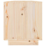 Tv Cabinet 110X34X40 Cm Solid Wood Pine