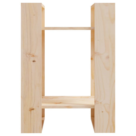 Book Cabinet/Room Divider 41X35X57 Cm Solid Wood Pine