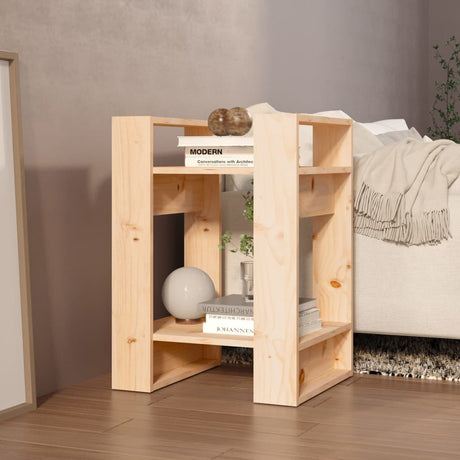 Book Cabinet/Room Divider 41X35X57 Cm Solid Wood Pine