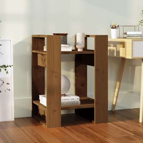 Book Cabinet/Room Divider 41X35X57 Cm Solid Wood Pine