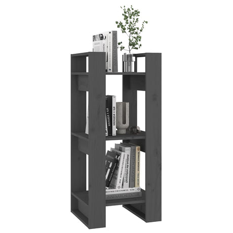 Book Cabinet/Room Divider 41X35X91 Cm Solid Wood Pine