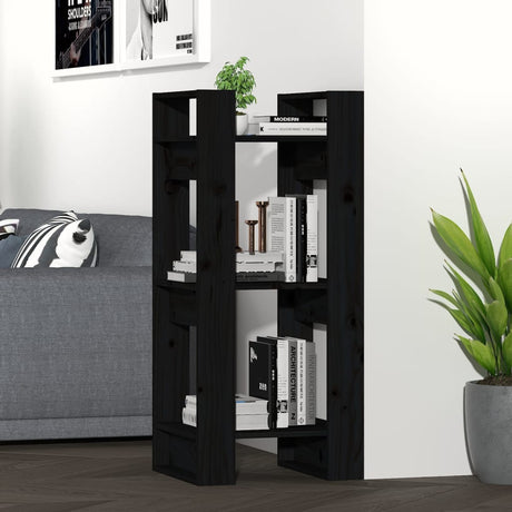 Book Cabinet/Room Divider 41X35X91 Cm Solid Wood Pine