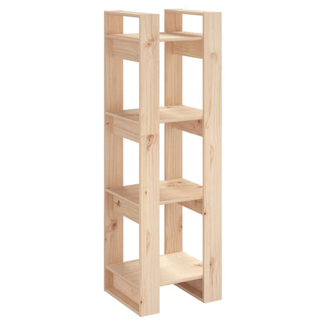 Book Cabinet/Room Divider 41X35X125 Cm Solid Wood Pine