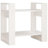 Book Cabinet/Room Divider 60X35X57 Cm Solid Wood Pine