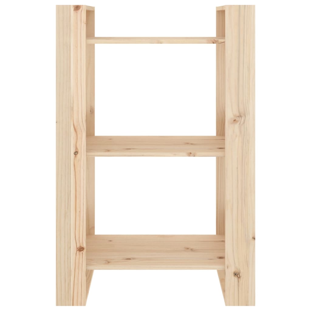 Book Cabinet/Room Divider 60X35X91 Cm Solid Wood Pine