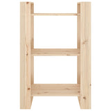 Book Cabinet/Room Divider 60X35X91 Cm Solid Wood Pine