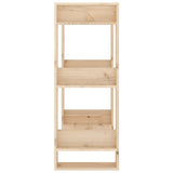 Book Cabinet/Room Divider 60X35X91 Cm Solid Wood Pine