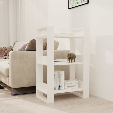 Book Cabinet/Room Divider 60X35X91 Cm Solid Wood Pine