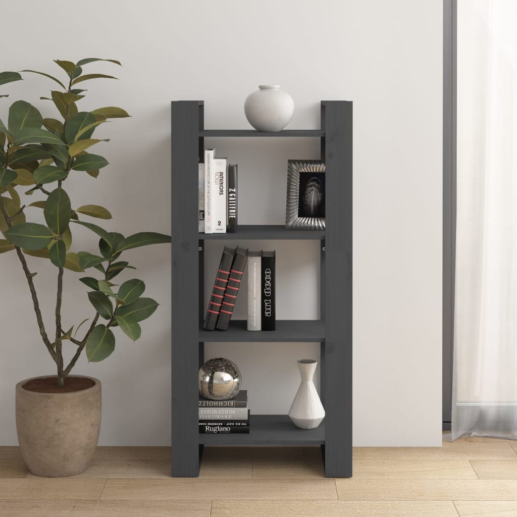 Book Cabinet/Room Divider 60X35X125 Cm Solid Wood